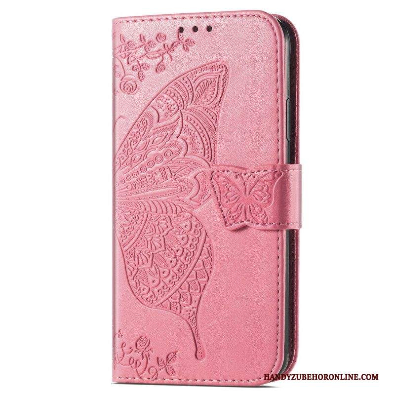 Folio Cover Samsung Galaxy A54 5G Farfalla Barocca