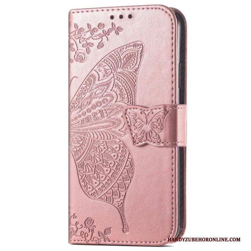 Folio Cover Samsung Galaxy A54 5G Farfalla Barocca