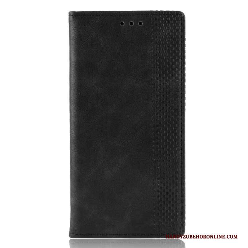 Folio Cover Samsung Galaxy M12 / A12 Custodia in pelle Effetto Pelle Vintage Stilizzato