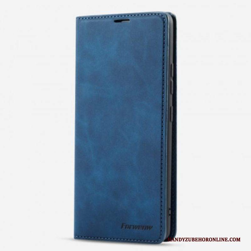 Folio Cover Samsung Galaxy M12 / A12 Custodia in pelle Forwenw Effetto Pelle