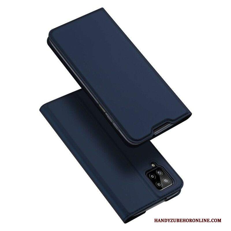 Folio Cover Samsung Galaxy M12 / A12 Custodia in pelle Pelle Pro Dux Ducis