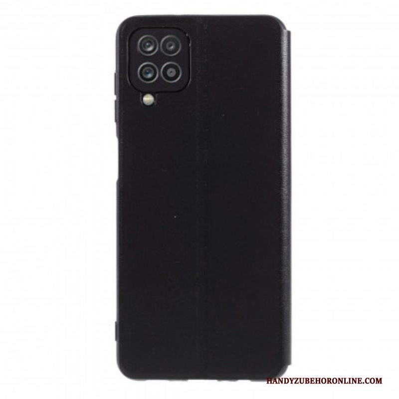 Folio Cover Samsung Galaxy M12 / A12 Custodia in pelle Serie Premium Livello X