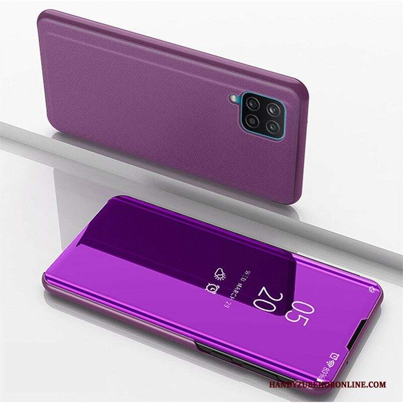 Folio Cover Samsung Galaxy M12 / A12 Custodia in pelle Specchio