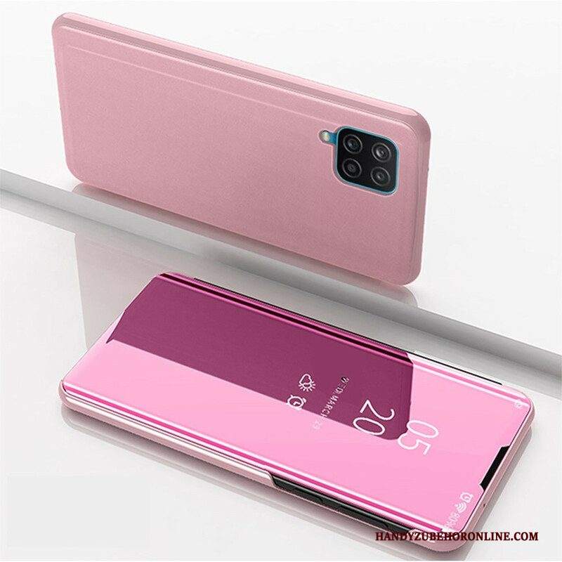 Folio Cover Samsung Galaxy M12 / A12 Custodia in pelle Specchio