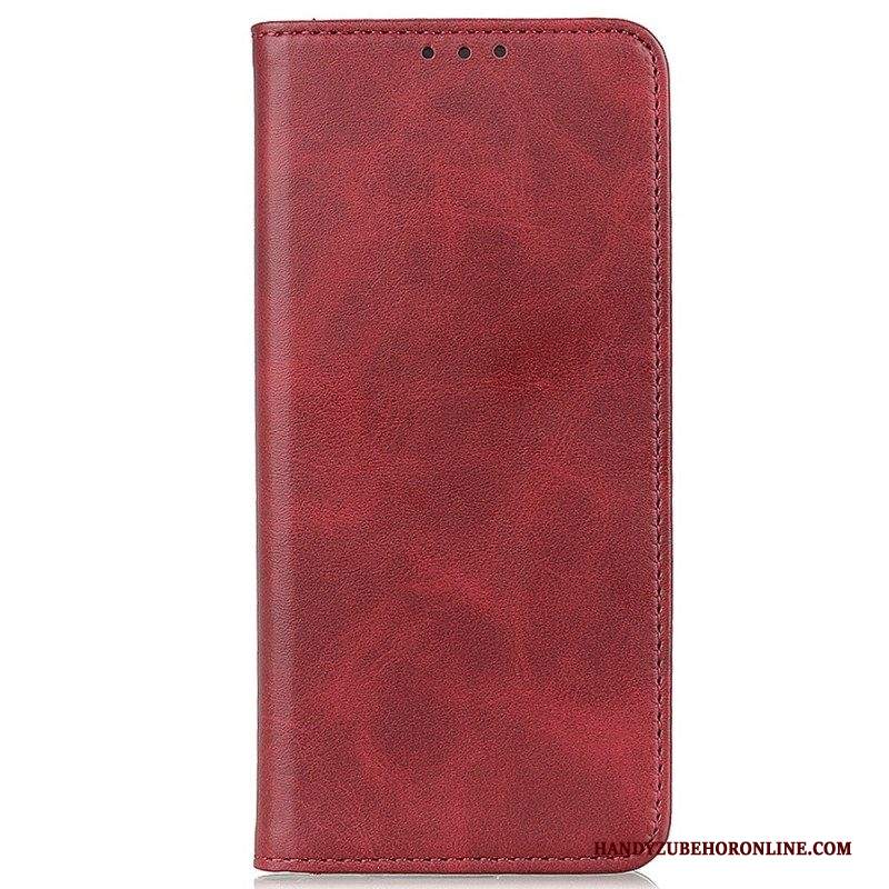 Folio Cover Samsung Galaxy M13 Custodia in pelle Cuoio Spaccato