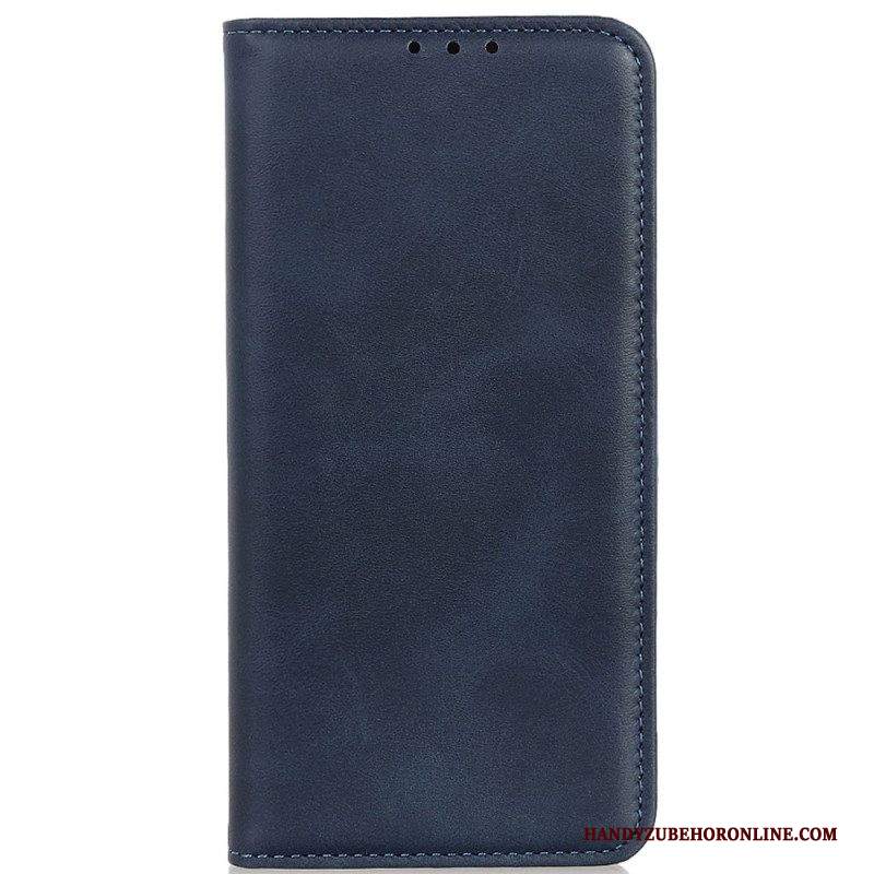 Folio Cover Samsung Galaxy M13 Custodia in pelle Cuoio Spaccato