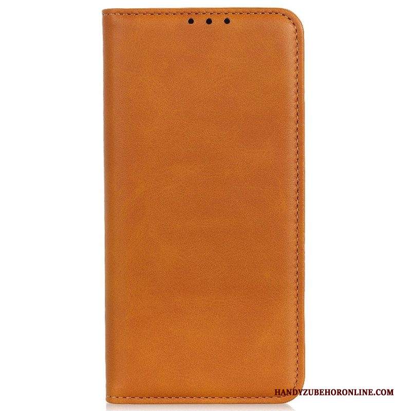 Folio Cover Samsung Galaxy M13 Custodia in pelle Cuoio Spaccato