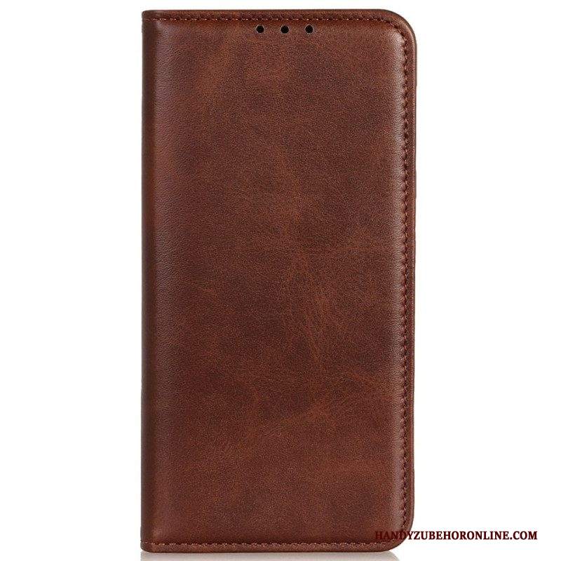 Folio Cover Samsung Galaxy M13 Custodia in pelle Cuoio Spaccato