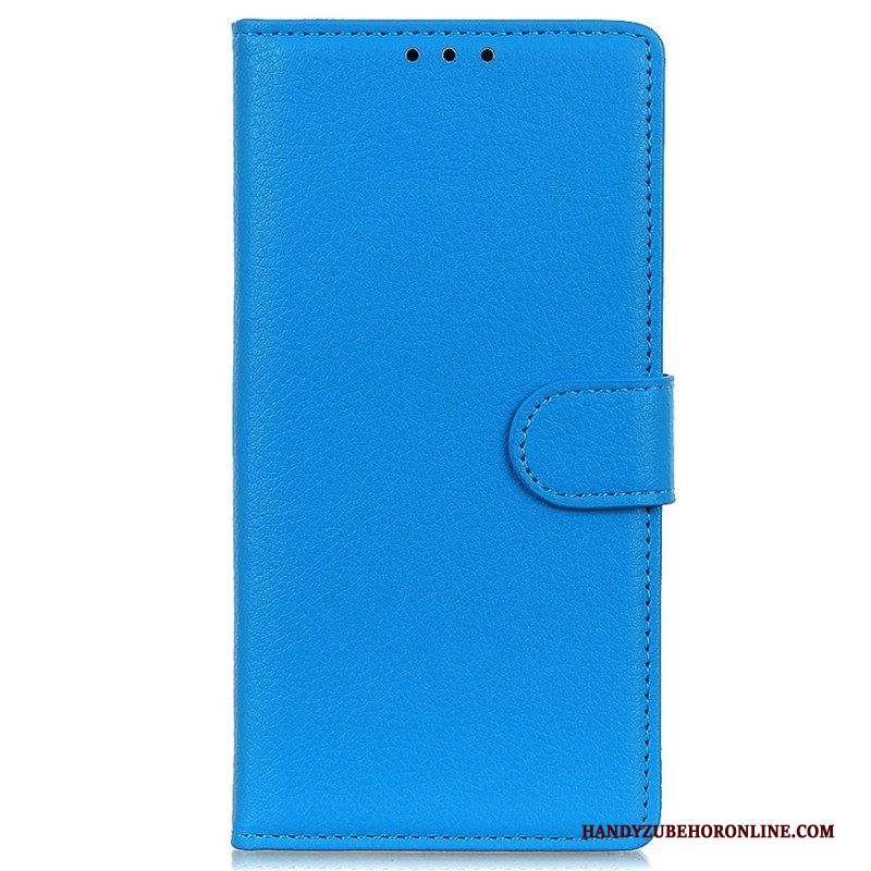 Folio Cover Samsung Galaxy M13 Ecopelle Tradizionale