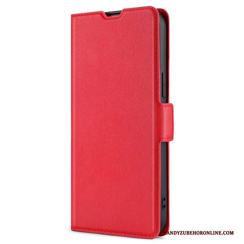 Folio Cover Samsung Galaxy M13 Finta Pelle Ultra Fine