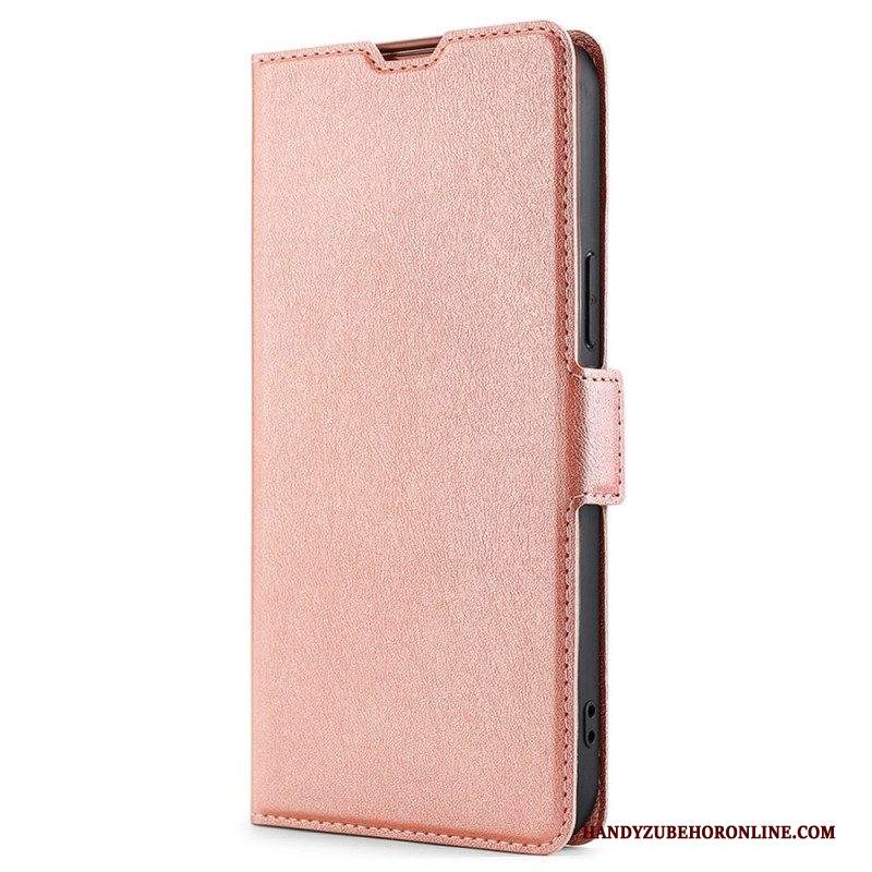 Folio Cover Samsung Galaxy M13 Finta Pelle Ultra Fine