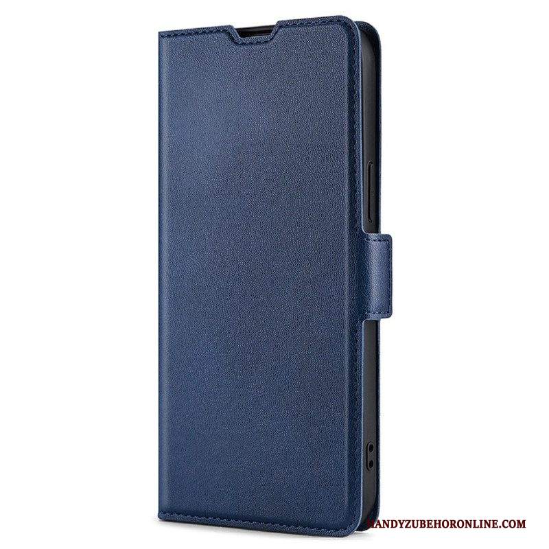 Folio Cover Samsung Galaxy M13 Finta Pelle Ultra Fine