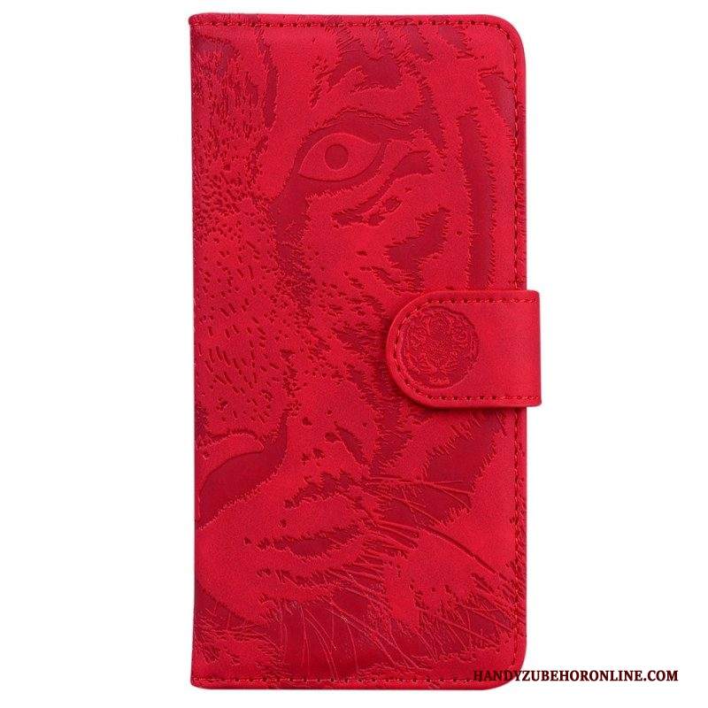 Folio Cover Samsung Galaxy M13 Impronta Di Tigre