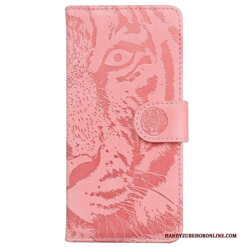 Folio Cover Samsung Galaxy M13 Impronta Di Tigre