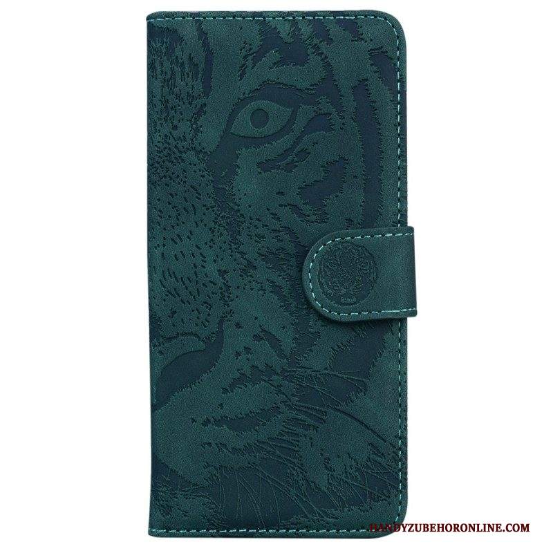 Folio Cover Samsung Galaxy M13 Impronta Di Tigre