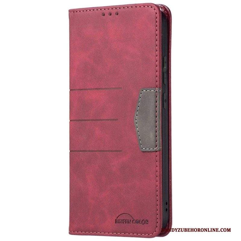 Folio Cover Samsung Galaxy M23 5G Custodia in pelle Colore Binfen