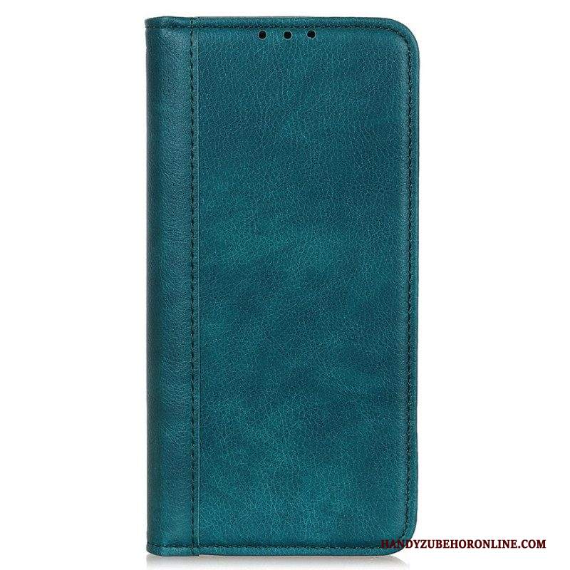 Folio Cover Samsung Galaxy M23 5G Custodia in pelle Cuoio Spaccato