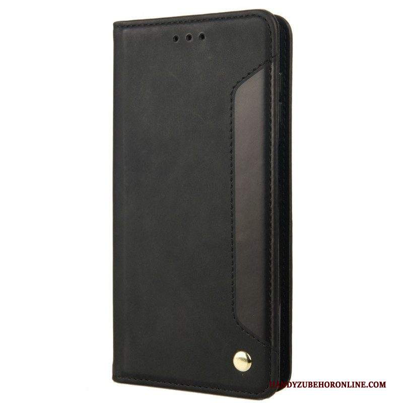 Folio Cover Samsung Galaxy M23 5G Custodia in pelle Firma Bicolore