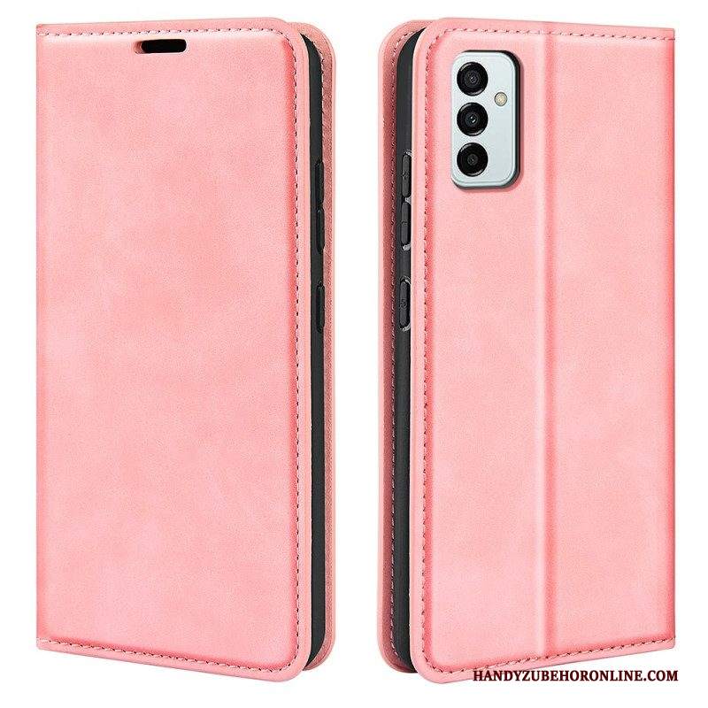 Folio Cover Samsung Galaxy M23 5G Custodia in pelle Tocco Di Pelle