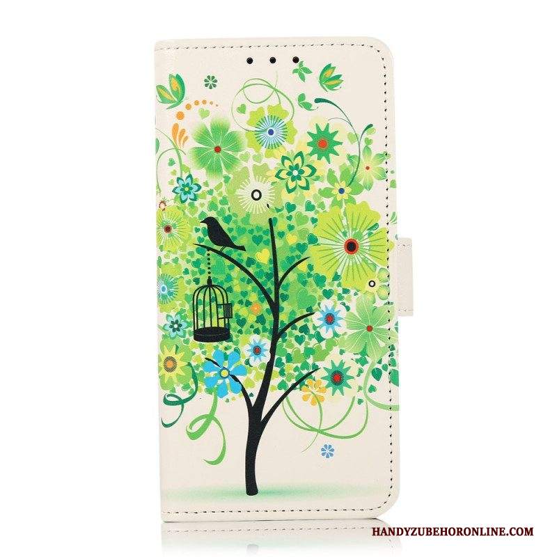 Folio Cover Samsung Galaxy M32 Albero In Fiore