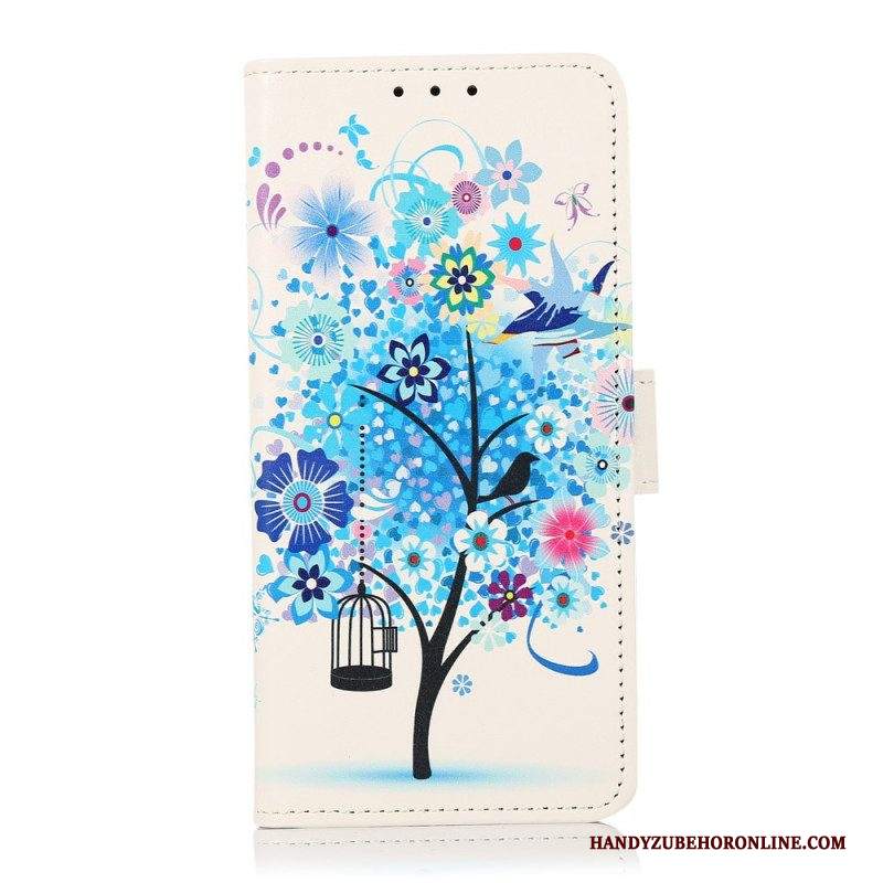 Folio Cover Samsung Galaxy M32 Albero In Fiore