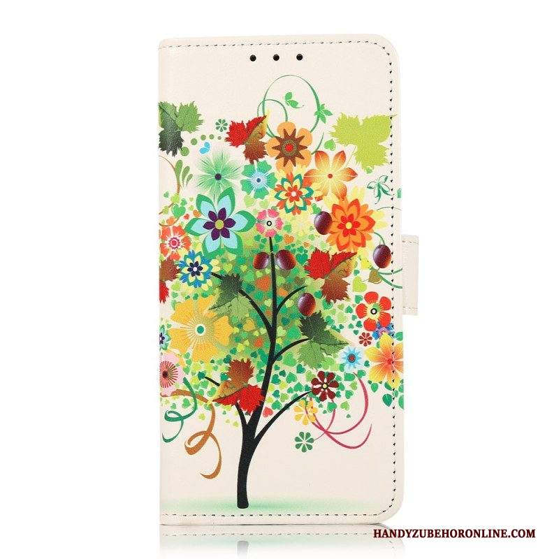 Folio Cover Samsung Galaxy M32 Albero In Fiore