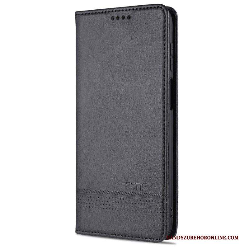 Folio Cover Samsung Galaxy M32 Custodia in pelle Stile In Pelle Azns