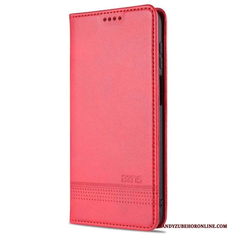 Folio Cover Samsung Galaxy M32 Custodia in pelle Stile In Pelle Azns