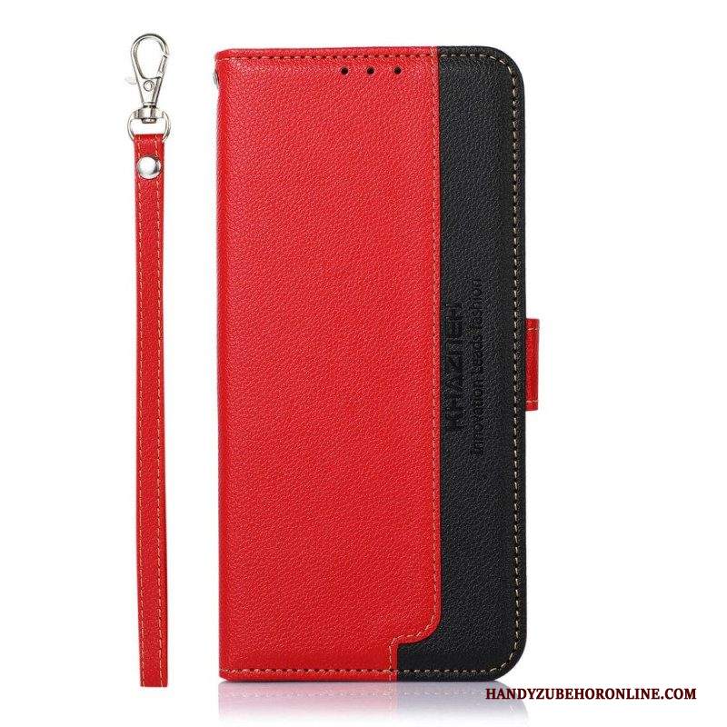 Folio Cover Samsung Galaxy M33 5G Rfid Stile Litchi