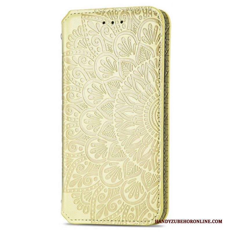 Folio Cover Samsung Galaxy M52 5G Custodia in pelle Finta Pelle Anticata