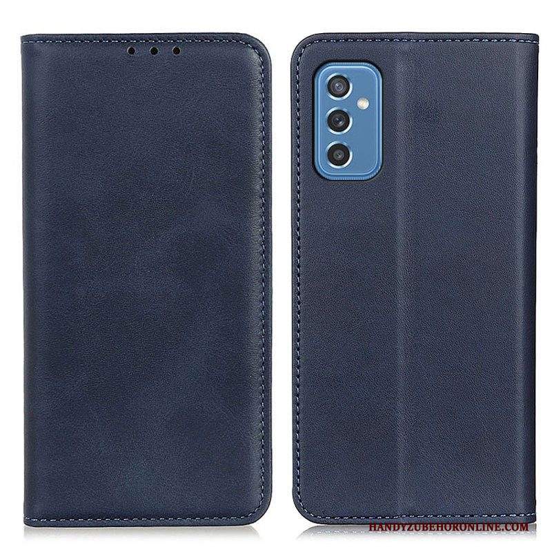 Folio Cover Samsung Galaxy M52 5G Custodia in pelle Pelle Elegante