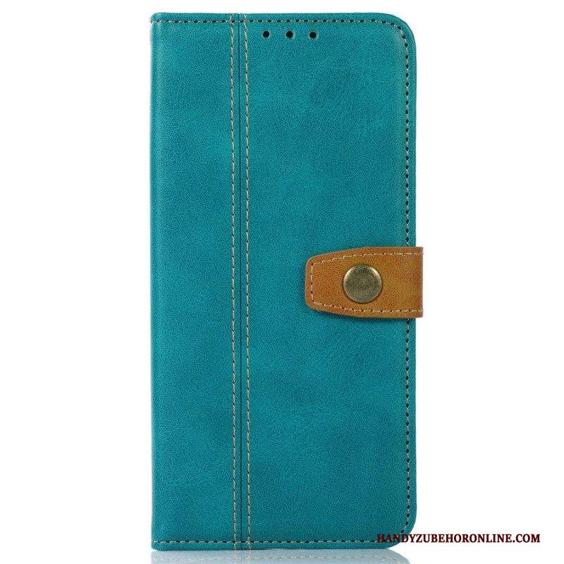 Folio Cover Samsung Galaxy M53 5G Cinturino D'epoca