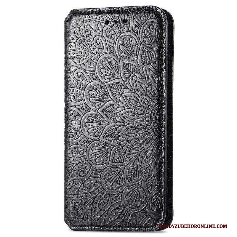 Folio Cover Samsung Galaxy M53 5G Custodia in pelle Mandala