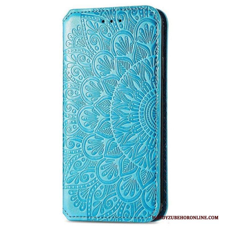 Folio Cover Samsung Galaxy M53 5G Custodia in pelle Mandala