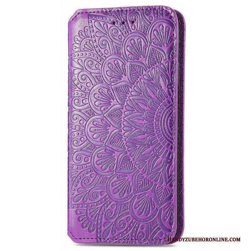 Folio Cover Samsung Galaxy M53 5G Custodia in pelle Mandala