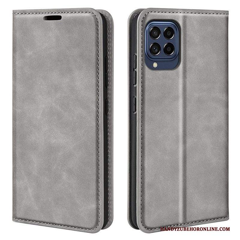 Folio Cover Samsung Galaxy M53 5G Custodia in pelle Morbidezza Al Tatto