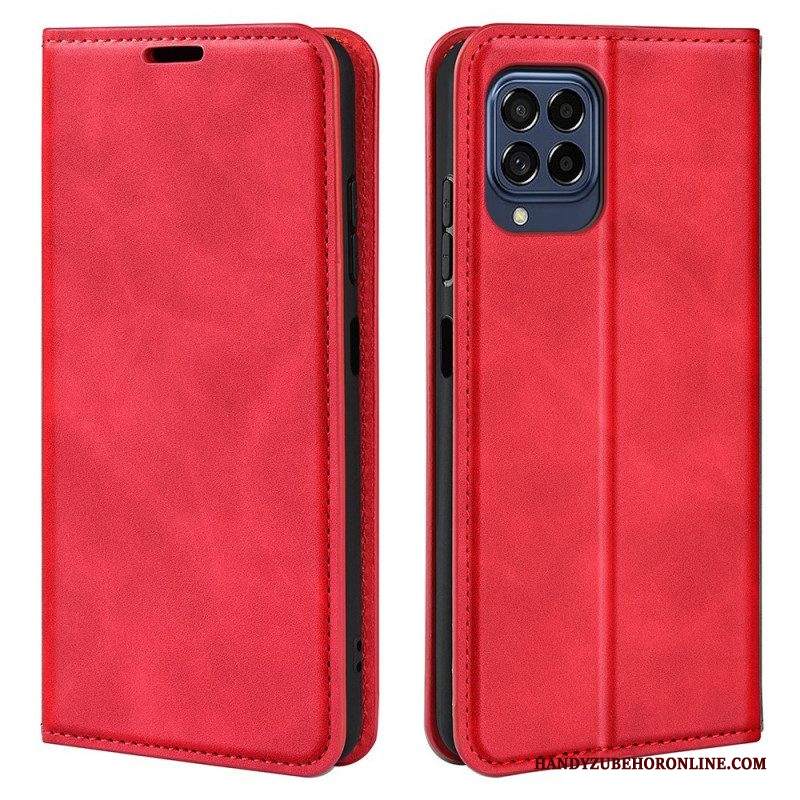 Folio Cover Samsung Galaxy M53 5G Custodia in pelle Morbidezza Al Tatto