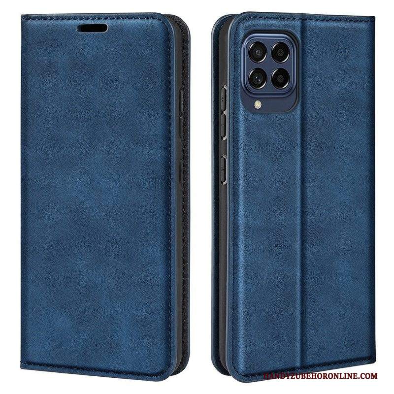 Folio Cover Samsung Galaxy M53 5G Custodia in pelle Morbidezza Al Tatto