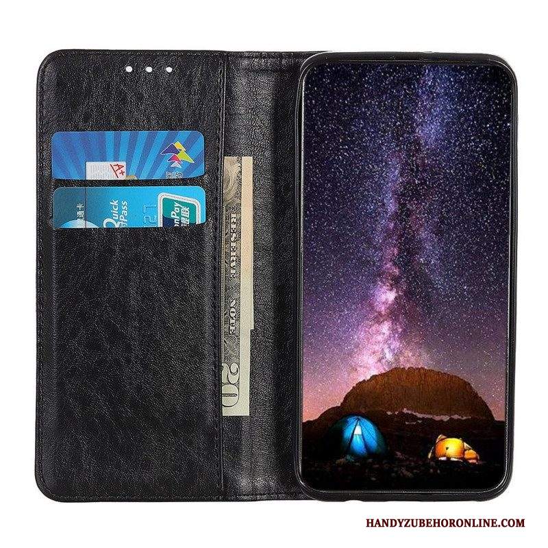 Folio Cover Samsung Galaxy M53 5G Custodia in pelle Struttura In Pelle