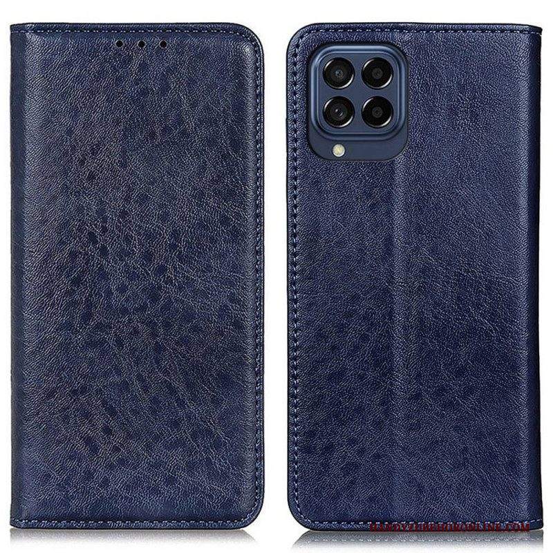 Folio Cover Samsung Galaxy M53 5G Custodia in pelle Struttura In Pelle