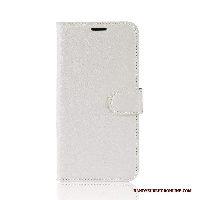 Folio Cover Samsung Galaxy S20 Plus / S20 Plus 5G Classica Ecopelle Litchi