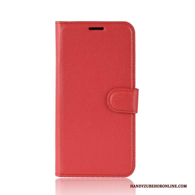 Folio Cover Samsung Galaxy S20 Plus / S20 Plus 5G Classica Ecopelle Litchi