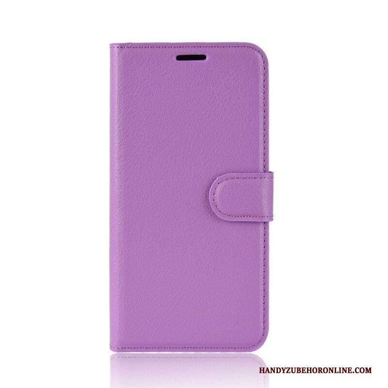 Folio Cover Samsung Galaxy S20 Plus / S20 Plus 5G Classica Ecopelle Litchi