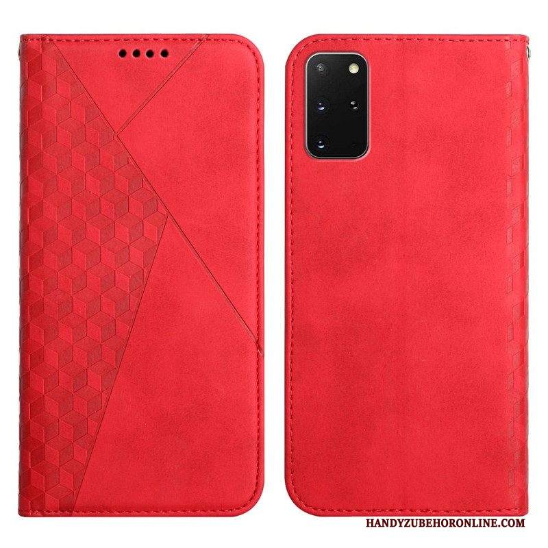 Folio Cover Samsung Galaxy S20 Plus / S20 Plus 5G Custodia in pelle Geo Effetto Pelle