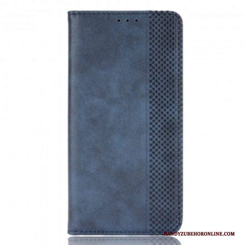 Folio Cover Samsung Galaxy S21 5G Custodia in pelle Effetto Pelle Vintage Stilizzato