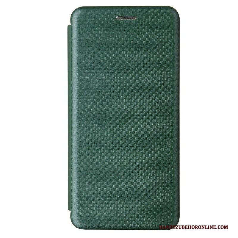 Folio Cover Samsung Galaxy S21 5G Custodia in pelle Fibra Di Carbonio