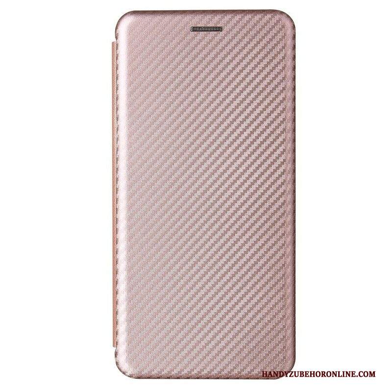 Folio Cover Samsung Galaxy S21 5G Custodia in pelle Fibra Di Carbonio