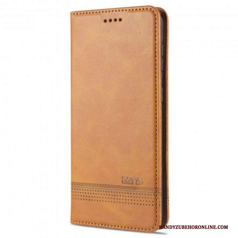 Folio Cover Samsung Galaxy S21 5G Custodia in pelle Stile In Pelle Azns