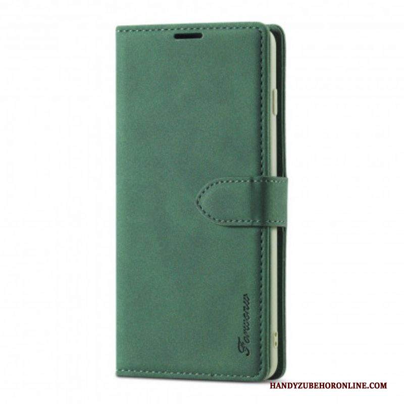 Folio Cover Samsung Galaxy S21 5G Ecopelle Forwenw