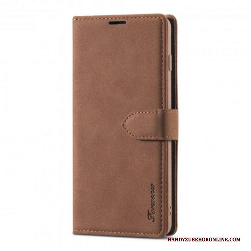 Folio Cover Samsung Galaxy S21 5G Ecopelle Forwenw